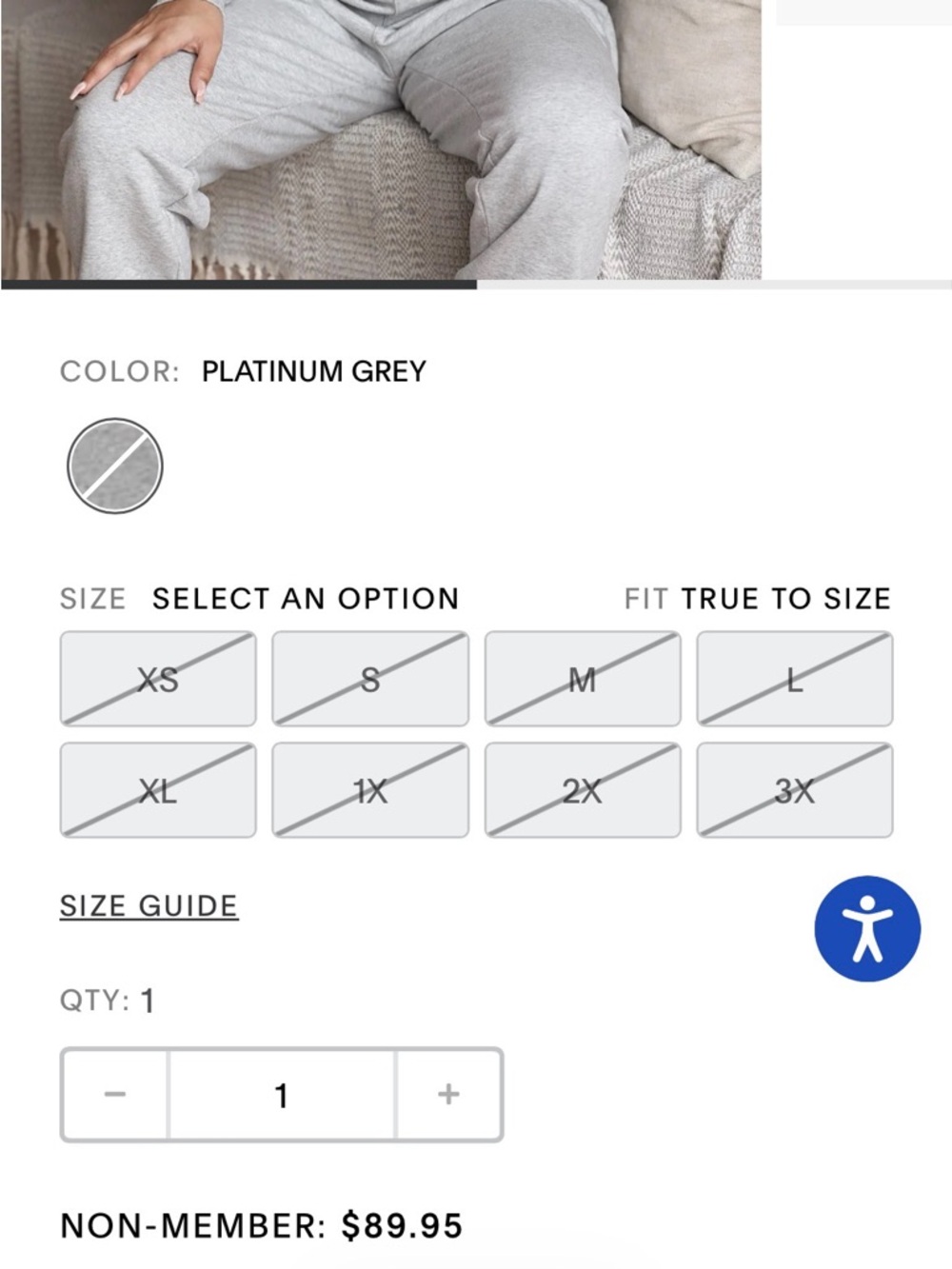 Savage X Fenty Light Gray Forever Savage Hooded Onesie - Picture 3 of 6